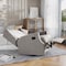 Flash Furniture Omma Swivel Glider Rocker Recliner Chair, Manual 360 Degree Swivel Wingback Recliner, Light Gray CY-RAC-537-LTGRY-GG - alternate 9